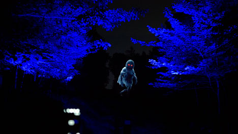 Moment Factory réalise « Foresta Lumina », un parcours nocturne illuminé dans la forêt