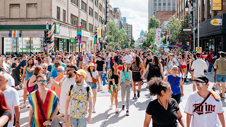 Le Village a entrepris la piétonnisation de la rue Sainte-Catherine Est