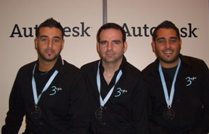 3VIS sous les honneurs grâce au prix Autodesk Platinum Club 2007