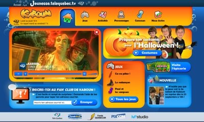 Télé-Québec ajoute de nouveaux contenus au site Web de Kaboum
