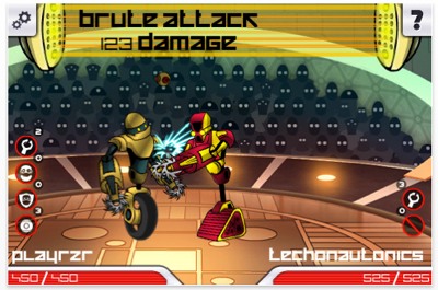 ODD1 développe le jeu de combat pour iPhone et iPod Touch Chrome Wars Arena pour Jaludo Group B.V.