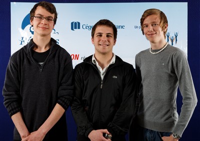 Trois étudiants en Techniques d’intégration multimédia du Cégep de Matane reçoivent une bourse Nmédia Solutions