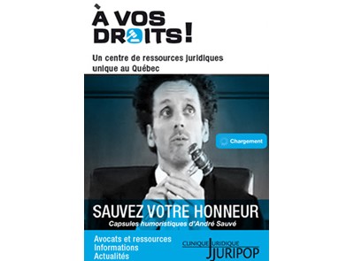 Juripop lance une application mettant en scène André Sauvé