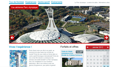 Inpix réalise la refonte du site web du Parc Olympique