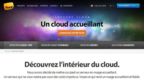 iWeb lance un service Cloud  facturé à l’heure  