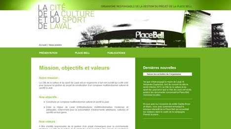 La Cité de la culture et du sport de Laval lance son site Web