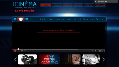 Les Films du Centaure / Denys Desjardins lance cinemaduquebec.com