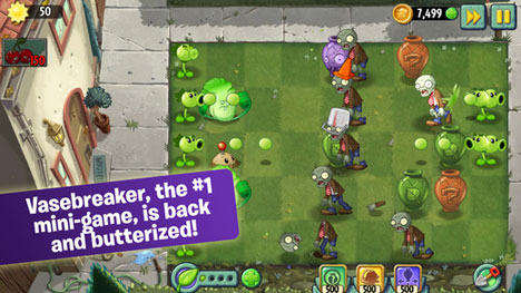 « Plants vs Zombies 2 » : le mini-jeu préféré des joueurs « Briseur de vases » est de retour