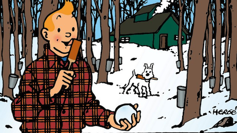 Télé-Québec diffuse « Au Québec avec Tintin »