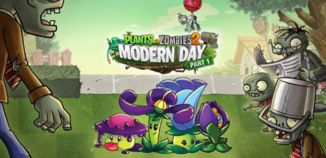 Les zombies envahissent « Plants vs. Zombies 2 » avec la mise à jour « Les Temps modernes partie 1 » 