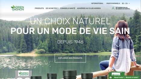 Reptile revampe la plateforme Web de Santé Naturelle Adrien Gagnon