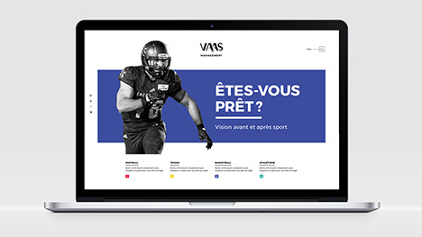 VIBRANT Marketing signe l’image de marque et le site Web de l’agent sportif Sasha Ghavami
