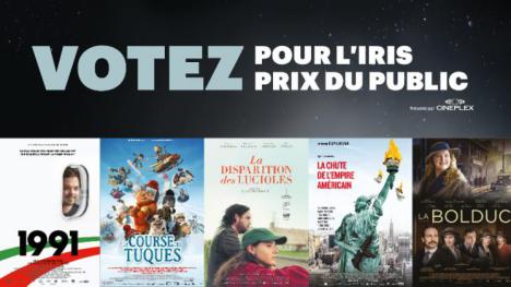 Gala Québec Cinéma : Le vote pour le prix du public est déjà commencé