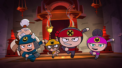 La série « Chop Chop Ninja » est vendue en Chine et diffusée sur Nickelodeon en Russie