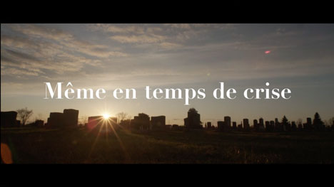 Les Productions Chaumont réalisent une vidéo sur le deuil pour Éternita
