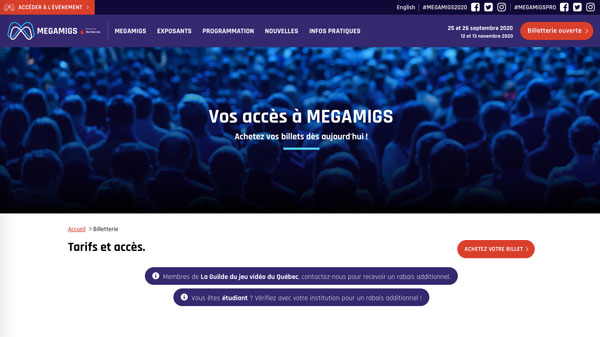 MEGAMIGS 2020 en ligne propose un volet Formations et carrières