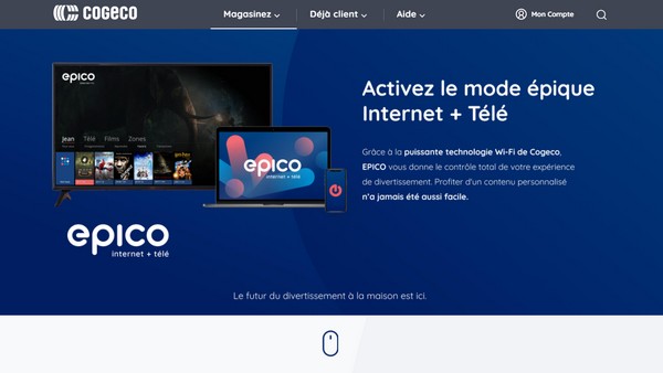 Cogeco lance officiellement EPICO, son nouveau service de télé IP