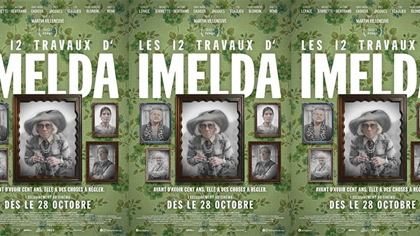 « Les 12 travaux d’Imelda » de Martin Villeneuve : dévoilement de l’affiche