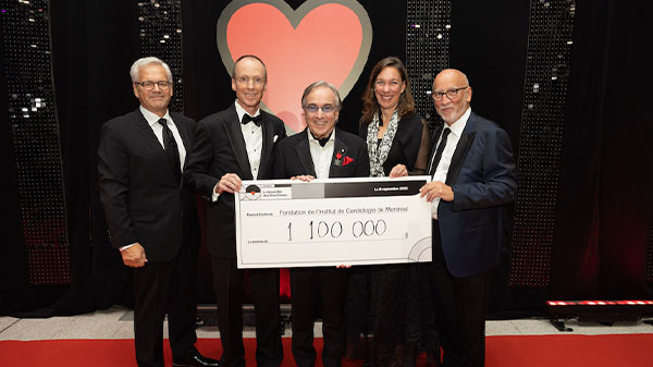 Le Grand Bal des Vins-Coeurs récolte 1 100 000 $ pour la santé cardiovasculaire 