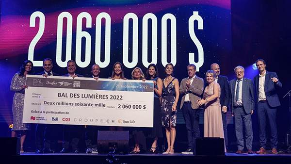 Le Bal des Lumières 2022 amasse 2 060 000 $ pour la santé mentale au Québec