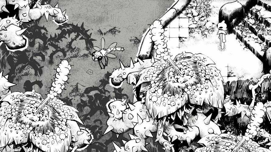 «&nbsp;Helix&nbsp;: Descent N Ascent&nbsp;» s’apprête à embarquer les joueurs dans une aventure monochrome sur PC et Switch