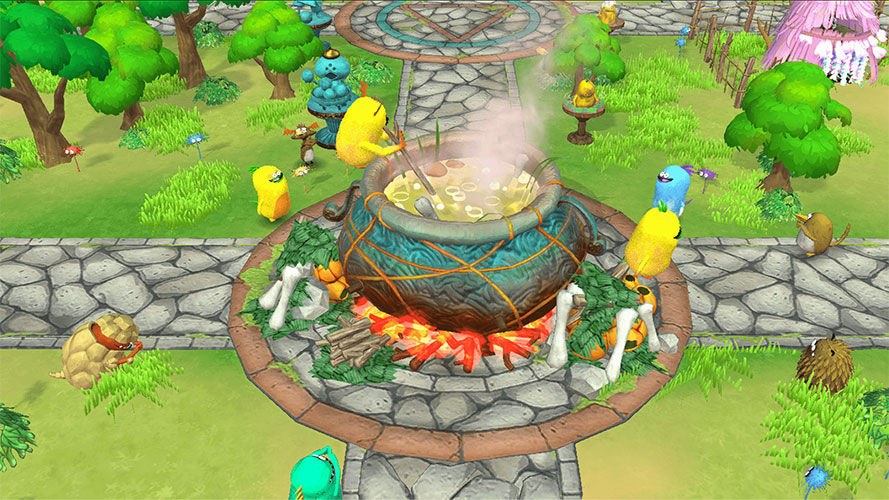 « Hungry Meem » dévoile son chaos de colonie étrange sur Steam