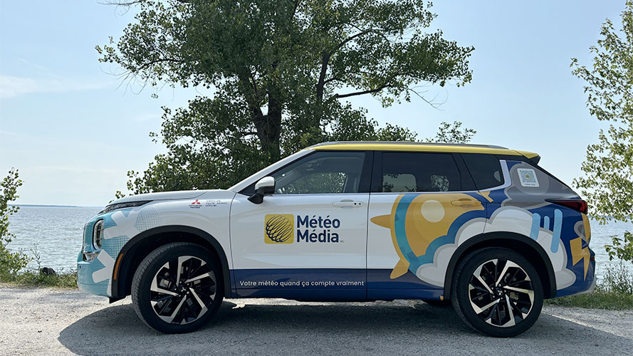Mitsubishi signe un partenariat de trois ans avec MétéoMédia et The Weather Network