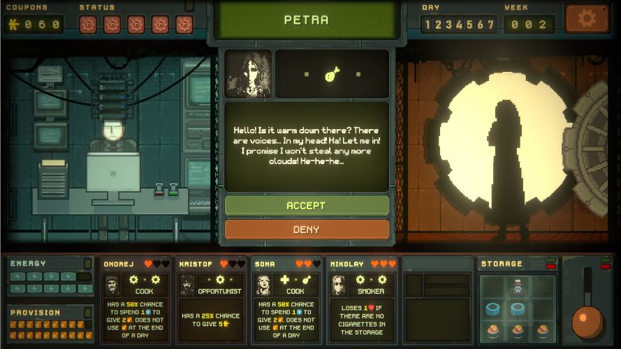 Annonce d’«&nbsp;Underchoice&nbsp;», un nouveau simulateur de survie dans un abri scellé